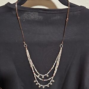 Elegant Multi-Strand Beaded Necklace
